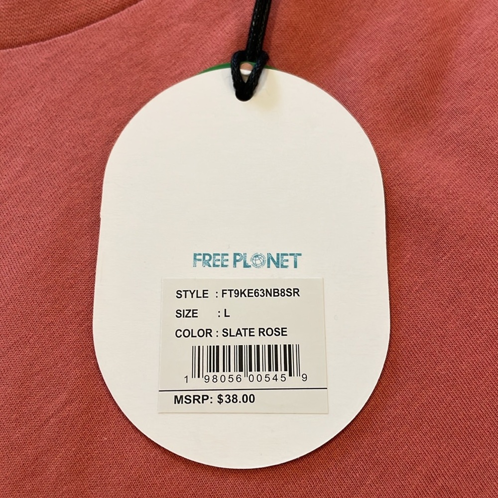 Free Planet Organic Cotton Men’s T-Shirt - Picture 7 of 7